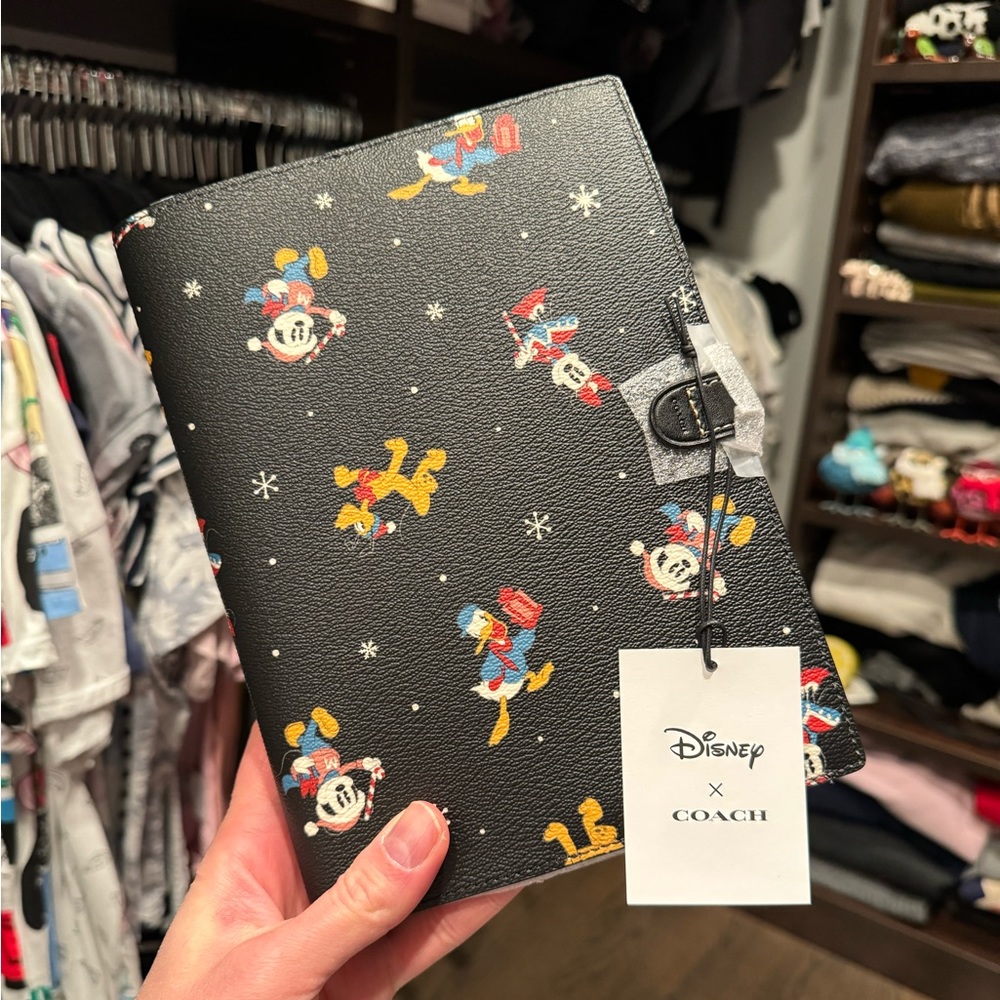 Authentic Disney x Coach notebook, NWT.
